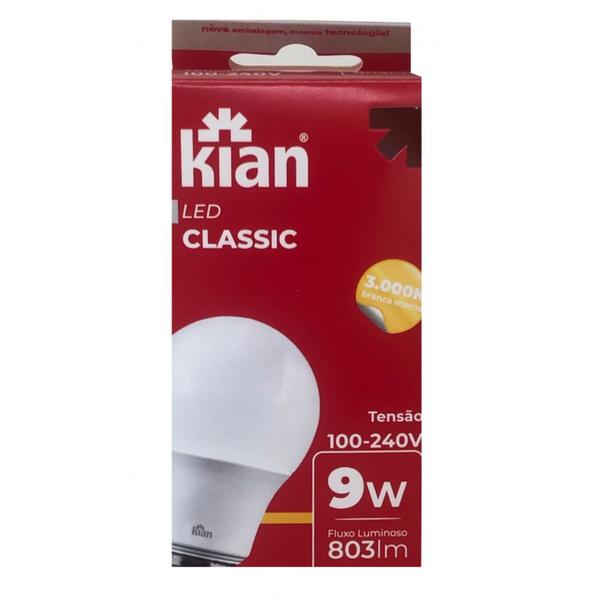 Kit 5 Lâmpadas 9w Luz Amarela 3000k Economica Decoração Casa - Kian Imagem de Kit 5 Lâmpadas 9w Luz Amarela 3000k Economica Decoração Casa