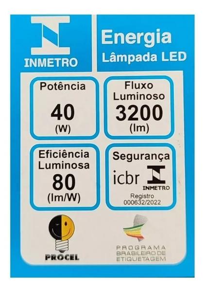 Imagem de KIT 5 Lâmpadas Led Avant Bulbo 40W 100/240V 6500K