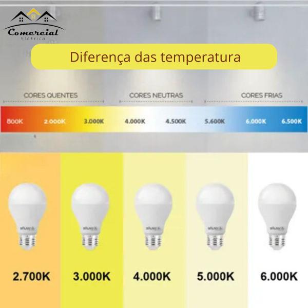 Imagem de KIT 5 Lâmpadas LED bulbo 15W 6.500K - Econômica