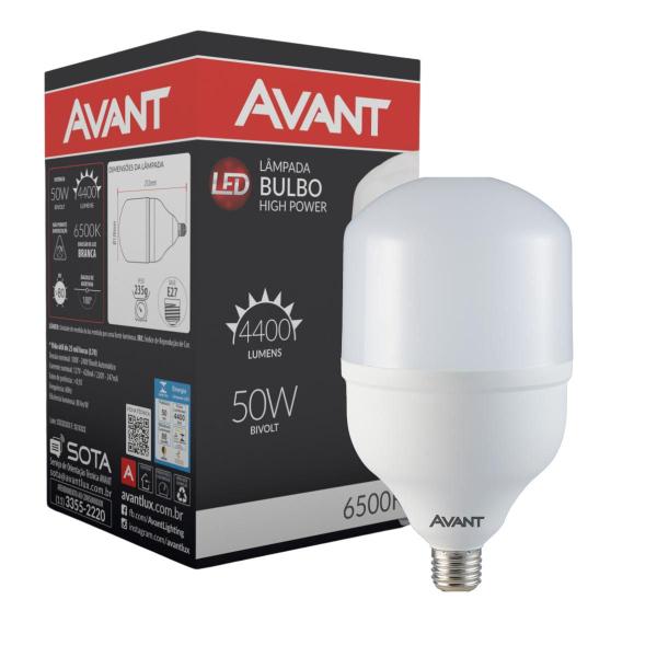 Imagem de Kit 5 lampadas led hp 50w avant branca fria casa e comercio