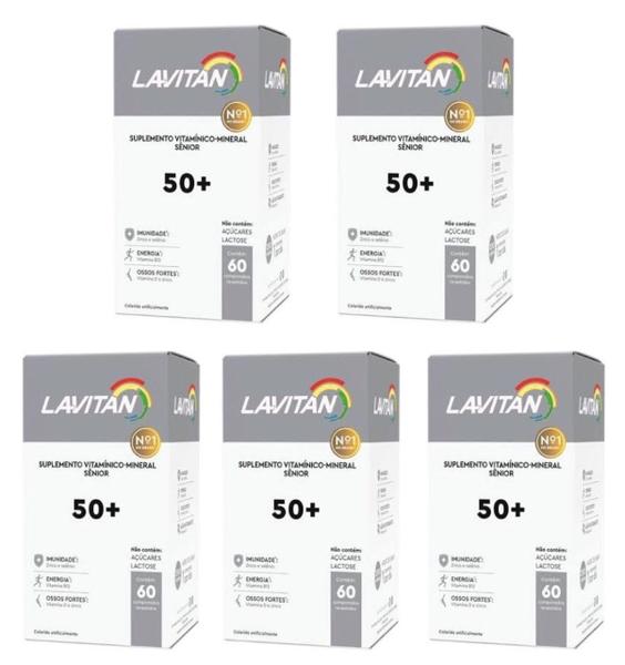 Imagem de Kit 5 Lavitan - Suplemento de Vitaminas para Adultos