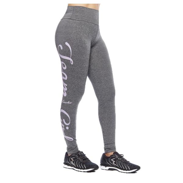 Kit 5 legging adulto feminina fitness academia cós alto escrita lateral básica - Impherial Shop Imagem de Kit 5 legging adulto feminina fitness academia cós alto escrita lateral básica