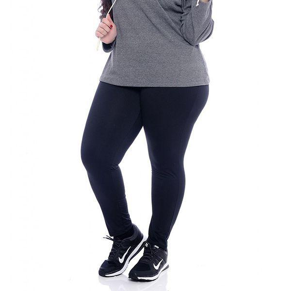 Imagem de Kit 5 Legging Plus Size Calça Legue Grossa Atacado Academia