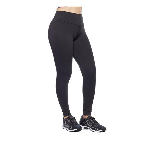 Imagem de Kit 5 leggings feminina adulto lisa basica suplex fitness uniforme academia ginástica trabalho