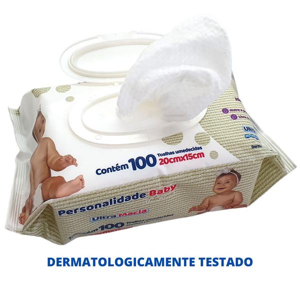 Imagem de Kit 5 Lenços Umedecidos Personalidade 100un cada