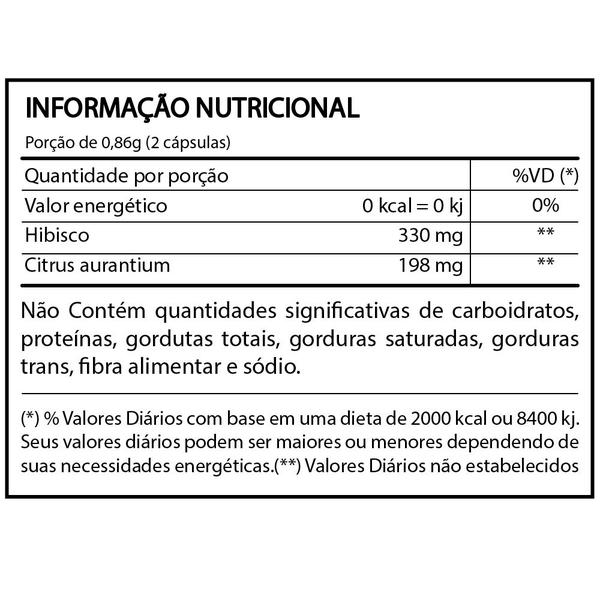 Imagem de Kit 5 Leveza 30 de Hibisco e Laranja 60 cápsulas Clinic mais