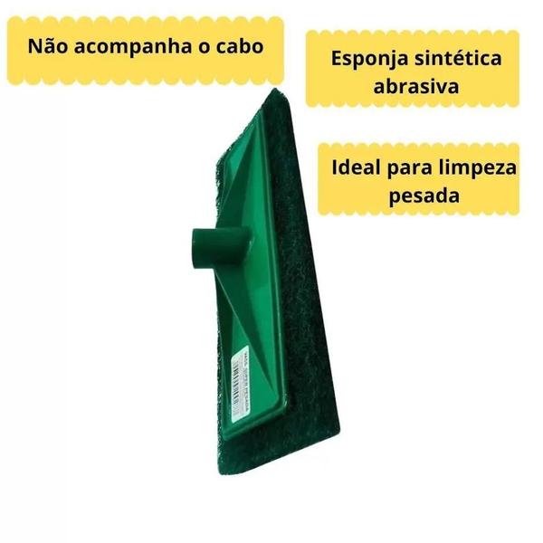 Imagem de Kit 5 Limpeza Esponja Pesada Abrasiva Piso ulejo S/ Cabo