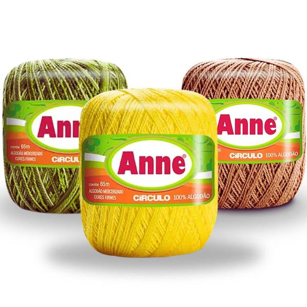 Imagem de Kit 5 Linha Fio Anne 65 Circulo - 65m/19g