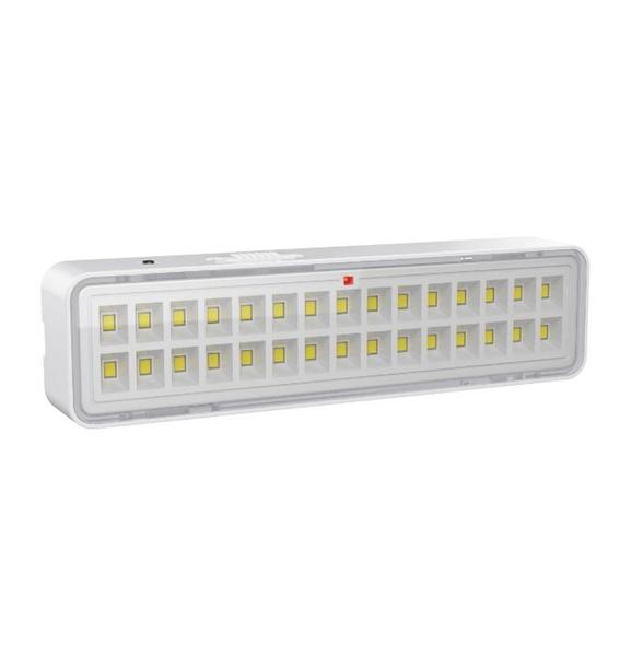 Imagem de kit 5 Luminaria de Emergencia 30 LED SLIM