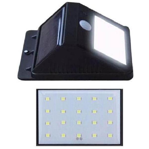 Imagem de Kit 5 Luminária Solar Iluminação Jardim Exterior 30 Leds