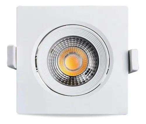 Imagem de Kit 5  Luminária Teto Spot Led 7w Direcionável 3000k 6500k