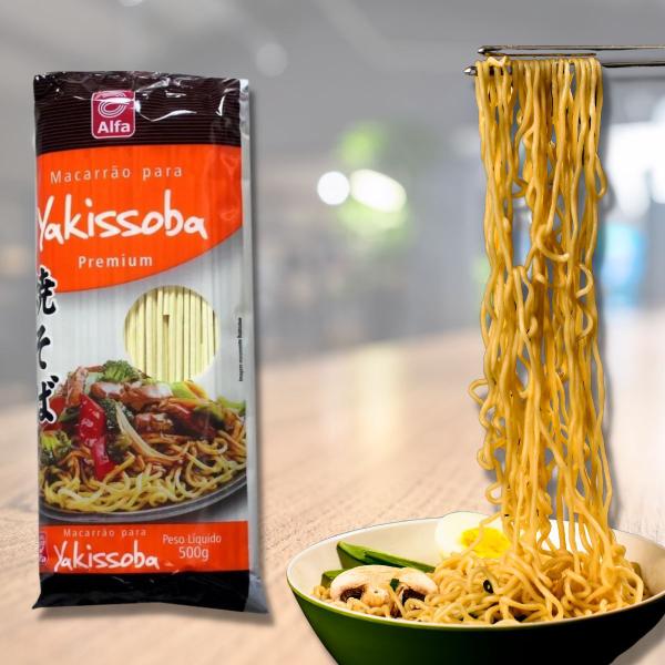 Imagem de Kit 5 Macarrão Yakissoba 500g Premium Pronta Entrega