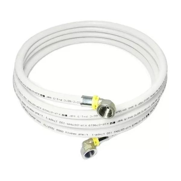 Kit 5 Metros Tubo Pex Externo Proteção Uv 16mm + 2 Cotovelos - Emmeti Imagem de Kit 5 Metros Tubo Pex Externo Proteção Uv 16mm + 2 Cotovelos