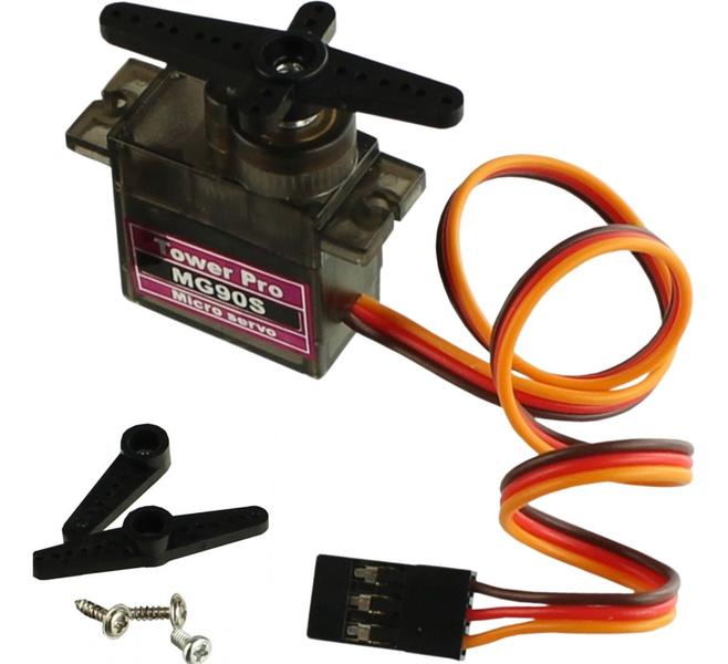 Imagem de Kit 5 Micro Servo Motor Mg90s Mg90 Tower180c Aeromodelism Com Acessórios