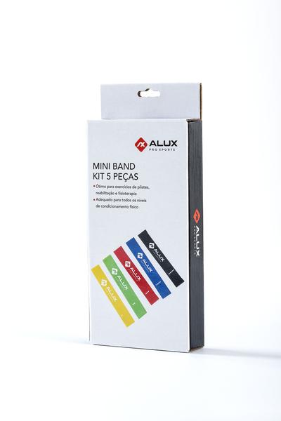 Imagem de Kit 5 Mini Band Elastico Alux