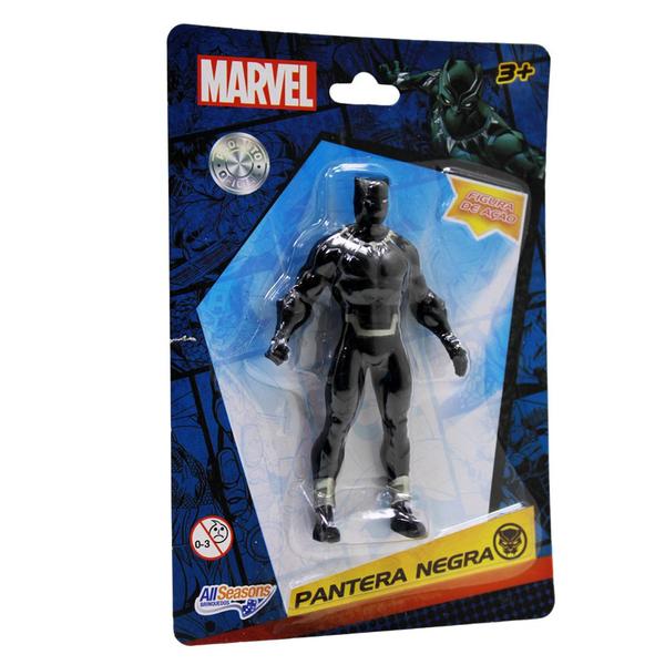 Imagem de Kit 5 Mini Bonecos Marvel Os Vingadores Hulk Homem Aranha Pantera Negra Capitão Brinquedo De Ação