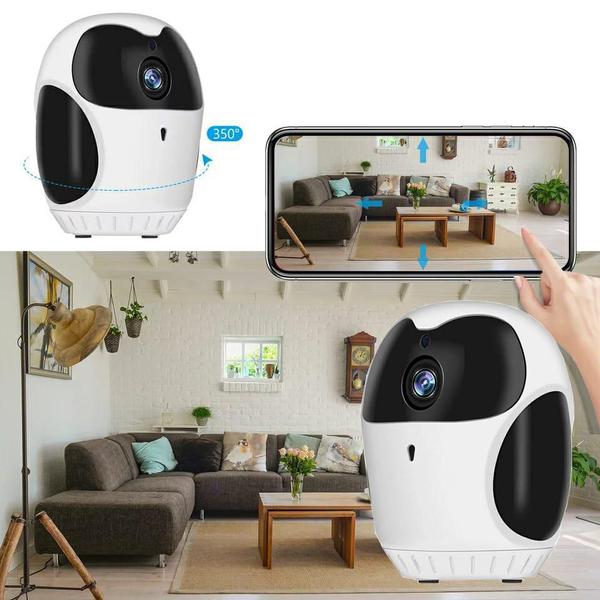 Imagem de Kit 5 Mini Camera Intel 360 S Fio Babá Wifi Full Hd Lt-C012