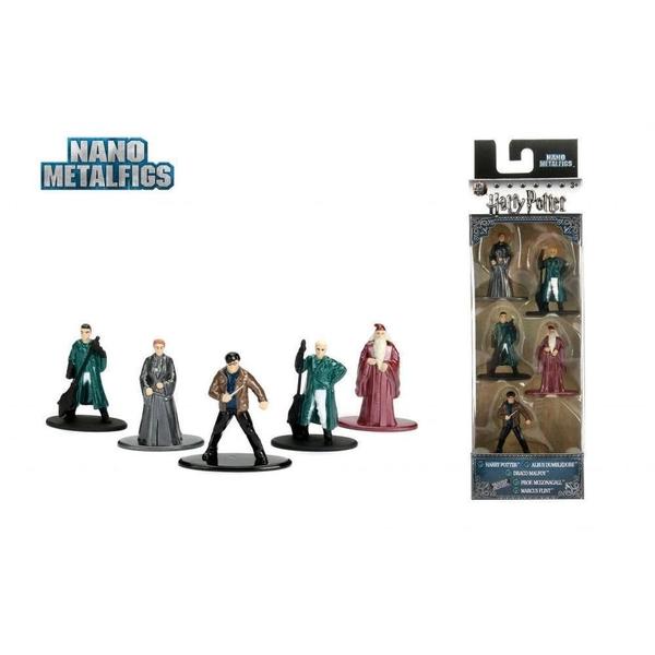 Imagem de Kit 5 Mini Figuras - 4 Cm - Nano Metal - Harry Potter - Dtc