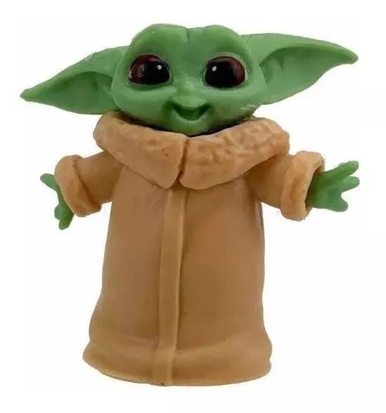 Imagem de Kit 5 Miniaturas Grogu Baby Yoda Star Wars The Mandalorian