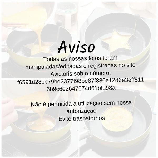 Imagem de Kit 5 Molde Forma Omeleteira Panqueca Ovo Frito Aço Inox