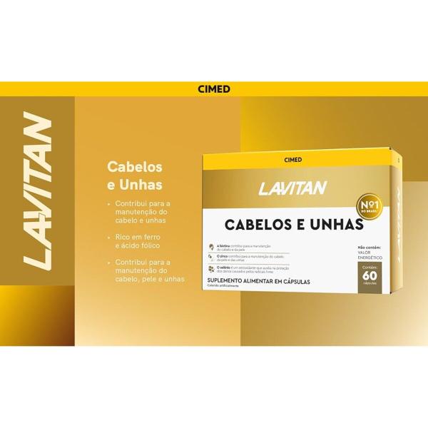 Imagem de Kit 5 Multivitamínico Lavitan Cabelos E Unhas Com 60 Cáps