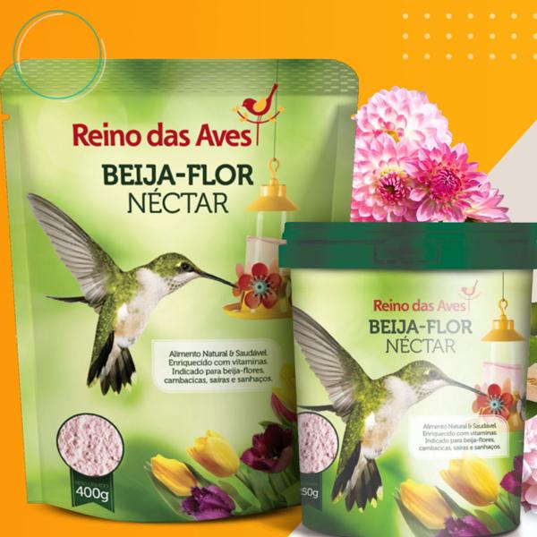 Imagem de Kit 5 Nectar Beija flor Reino Aves 400g