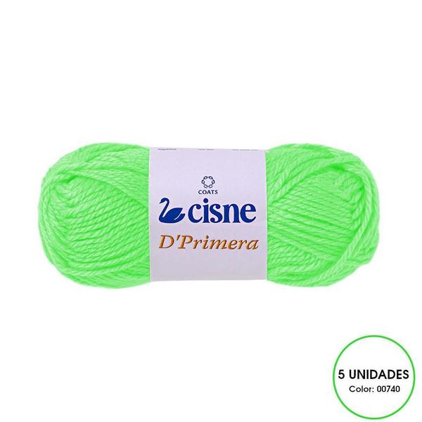 Imagem de Kit 5 Novelo De Lã Tricô Crochê Cisne D'Primera 40G 00740