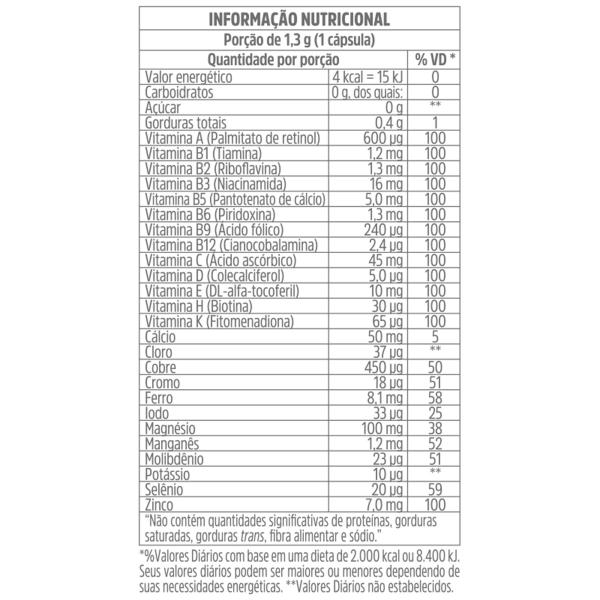 Kit 5 Nutri Imunidade A a Z Equaliv 30 cápsulas gel Imagem de Kit 5 Nutri Imunidade A a Z Equaliv 30 cápsulas gel