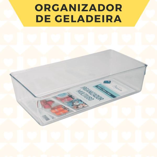 Imagem de Kit 5 Organizadores Multiuso Empilhável Grande Porta Acessorios