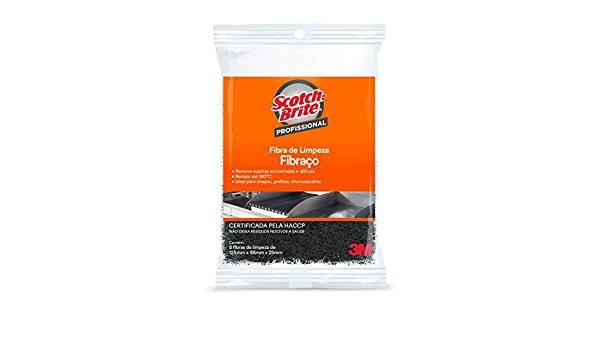 Kit 5 Pacotes Bucha de Fibra C/25un Limpeza Profunda Élficas - Scotch Brite Imagem de Kit 5 Pacotes Bucha de Fibra C/25un Limpeza Profunda Élficas