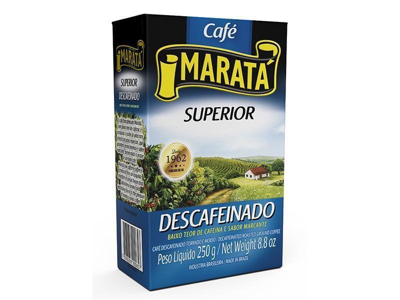 Kit 5 Pacotes De Café Maratá Descafeinado Vacuo 250G - Marata Imagem de Kit 5 Pacotes De Café Maratá Descafeinado Vacuo 250G