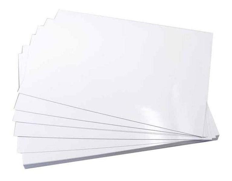 Imagem de Kit 5 Pacotes de Papel Fotográfico Adesivo A4 135g Com 20 Folhas Em Cada