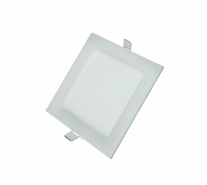 Imagem de Kit 5 Painéis LED 12w Slim Embutir Quadrado 6500k Branco Frio - G-light