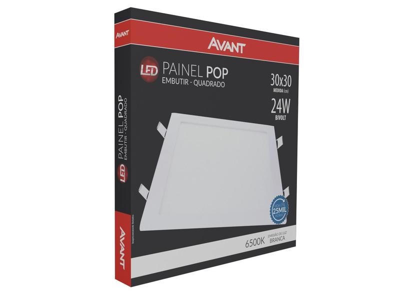 Imagem de Kit 5 Painel LED 24W Embutir