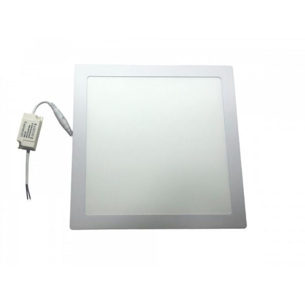 Imagem de Kit 5 painel quadrado 24w bivolt 3000k slim embutir foxlux