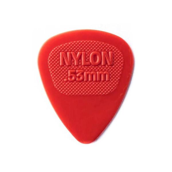 Imagem de Kit 5 Palheta Nylon Midi 0,53Mm Vermelha 443R.53 Dunlop