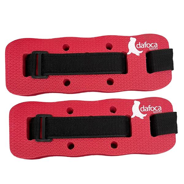 Imagem de Kit 5 Pares de Caneleiras de Hidroginástica Em EVA Peso 1 à 2kg DF4030-VM Vermelho Dafoca Sports