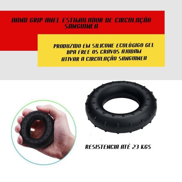 Imagem de Kit 5 Pçs Hand Grip Gold Sports Pro Aperto Dedos Mãos Punho  fitness