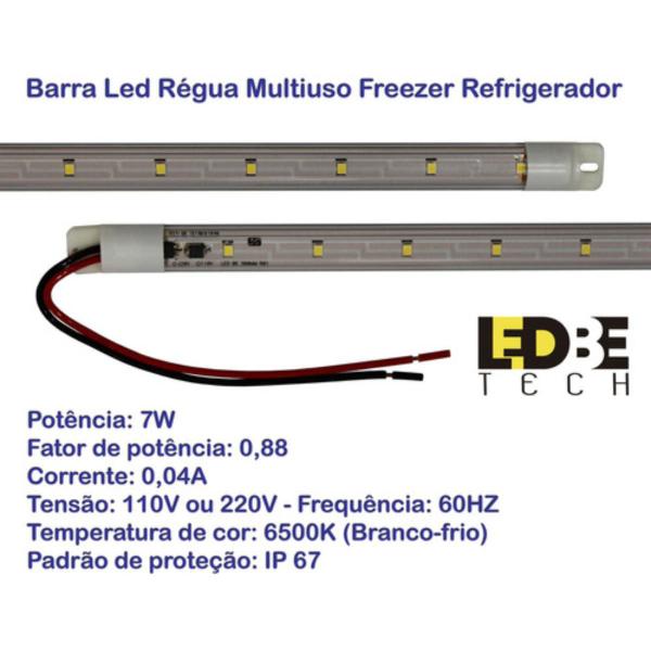 Imagem de Kit 5 Peças Barra Led Régua Multiuso Freezer 7w Ip67 350mm