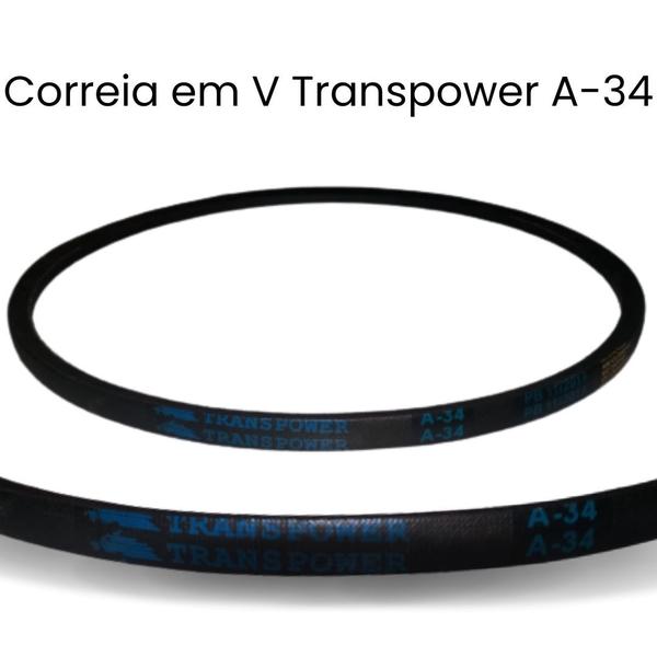 Imagem de Kit 5 Peças Correia em V Transpower A-34