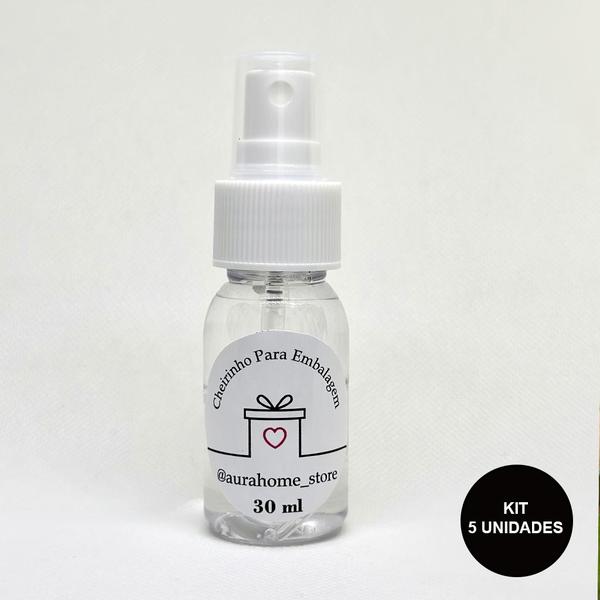 Imagem de Kit 5 Perfumes Cheirinho para Papel Embalagem Loja Diversos Aromas Aura Home 30ml