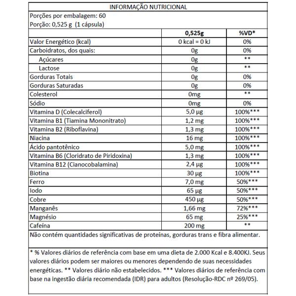 Imagem de Kit 5 Polivitamínico Energia Catarinense 60 capsulas