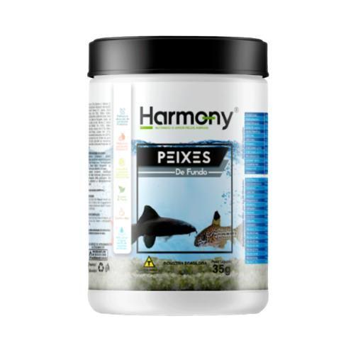 Imagem de Kit 5 Rações Peixes De Fundo Harmony Fish Extrusada 35g