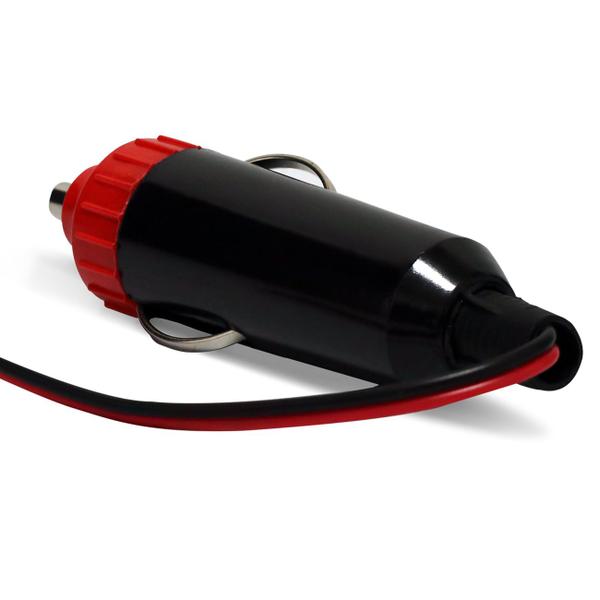 Imagem de Kit 5 Reator Plug Universal 12v Preto com Vermelho