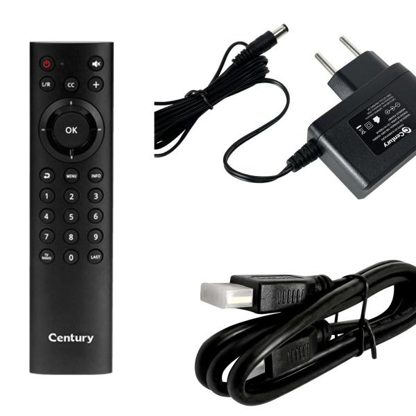 Imagem de Kit 5 Receptores Mídiabox Century Hdtv Sat Regional Novo