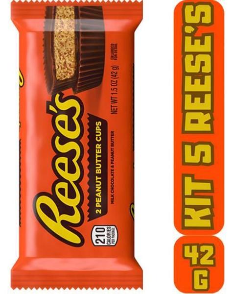 Imagem de Kit 5 Reeses Butter Cups Chocolate E Pasta Amendoim 42G