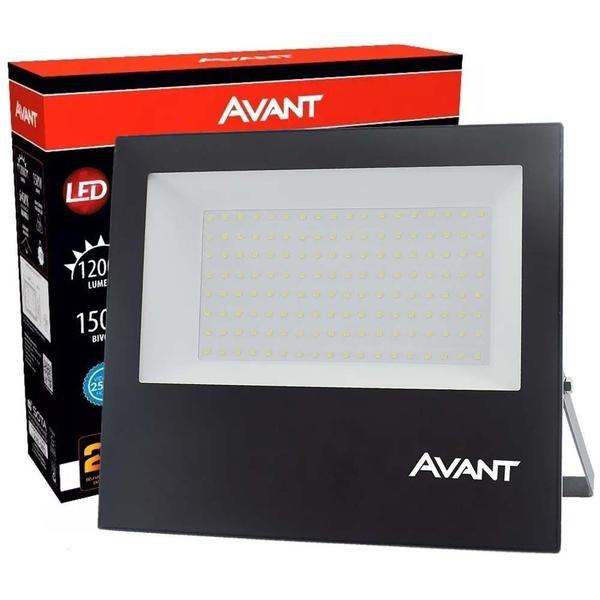 KIT 5 Refletor Led Holofote 150w 6500K Prova D'água Avant Imagem de KIT 5 Refletor Led Holofote 150w 6500K Prova D'água Avant