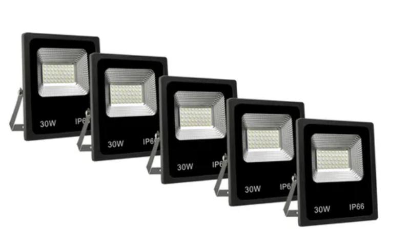 Imagem de Kit 5 refletores 30w-smd - bivolt