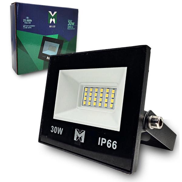 Imagem de Kit 5 Refletores Holofote Led 30W Verde