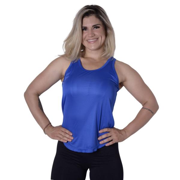 Imagem de KIT 5 Regata Feminina Dry Fitness Tapa Bumbum Longline